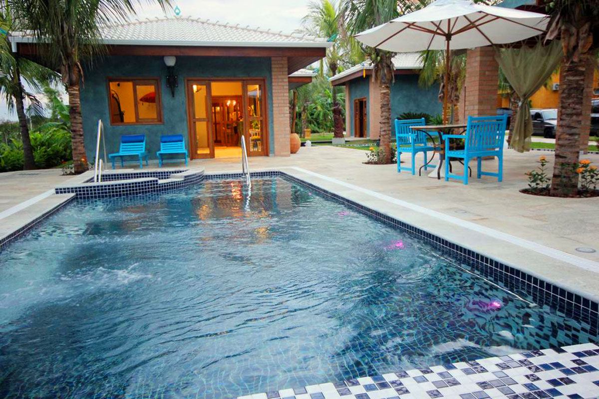 Piscina do Thermas Park Resort & Spa em Olímpia-SP